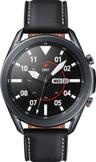 Samsung Galaxy Watch3 (Bluetooth) - 8GB - 45mm - Mystic Black Stainless Steel Case with Black Leather Leather Strap