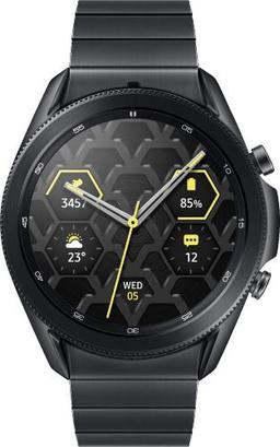 Samsung Galaxy Watch3 (Bluetooth) - 4GB - 45mm - Mystic Black Titanium Case with Black Titanium Titanium Strap