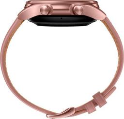 Samsung Galaxy Watch3 (Bluetooth + LTE) - 8GB - 41mm - Mystic Bronze Stainless Steel Case with Pink Leather Leather Strap