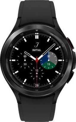 Samsung Galaxy Watch4 (Bluetooth) - 16GB - 46mm - Black Classic (Stainless Steel) Case with Black Fluoroelastomer Sport Band