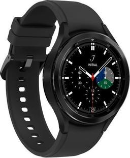 Samsung Galaxy Watch4 (Bluetooth) - 16GB - 46mm - Black Classic (Stainless Steel) Case with Black Fluoroelastomer Sport Band