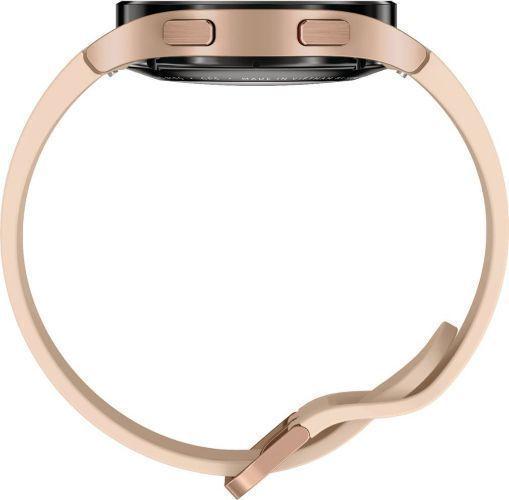 Samsung Galaxy Watch4 (Bluetooth) - 16GB - 40mm - Gold Aluminum Case with Pink Fluoroelastomer Sport Band