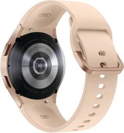 Samsung Galaxy Watch4 (Bluetooth) - 16GB - 40mm - Gold Aluminum Case with Pink Fluoroelastomer Sport Band