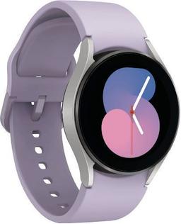Samsung Galaxy Watch5 (Bluetooth + LTE) - 16GB - 40mm - Bora Purple Aluminum Case with Purple Fluoroelastomer Sport Band