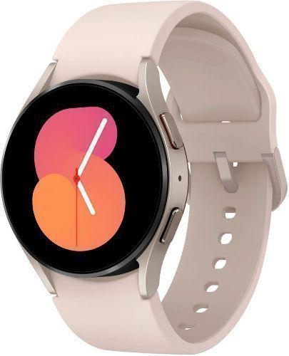 Samsung Galaxy Watch5 (Bluetooth + LTE) - 16GB - 40mm - Pink Gold Aluminum Case with Pink Fluoroelastomer Sport Band