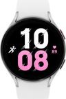 Samsung Galaxy Watch5 (Bluetooth) - 16GB - 44mm - Silver Aluminum Case with White Fluoroelastomer Sport Band