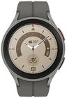 Samsung Galaxy Watch5 Pro (Bluetooth + LTE) - 16GB - 45mm - Gray Titanium Titanium Case with Gray Titanium Silicone