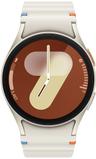 Galaxy Watch7 (Bluetooth + LTE) - 32GB - 40mm - Cream Aluminum Case with Cream Silicone Sport Band