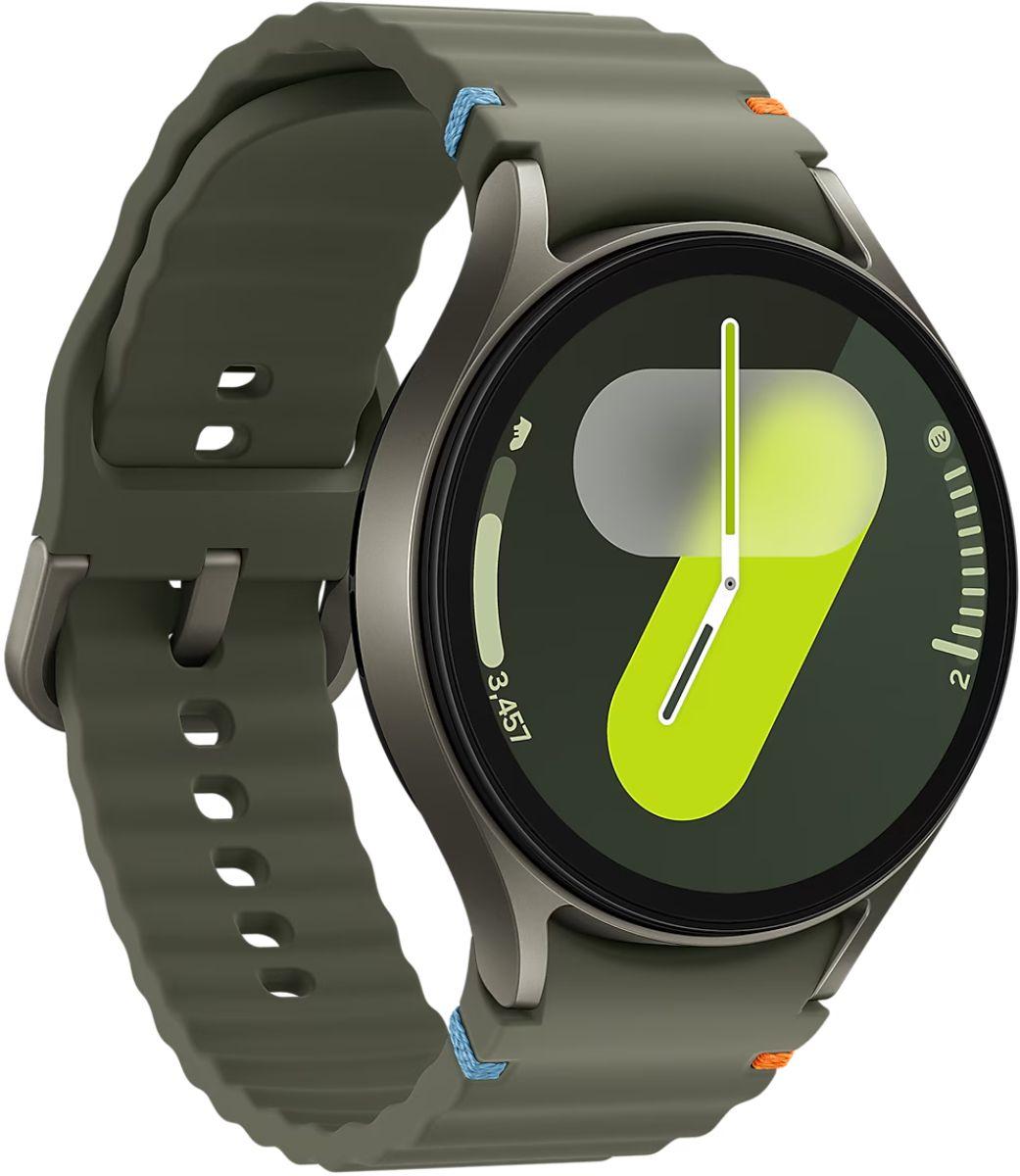 Galaxy Watch7 (Bluetooth + LTE) - 32GB - 40mm - Green Aluminum Case with Green Silicone Sport Band