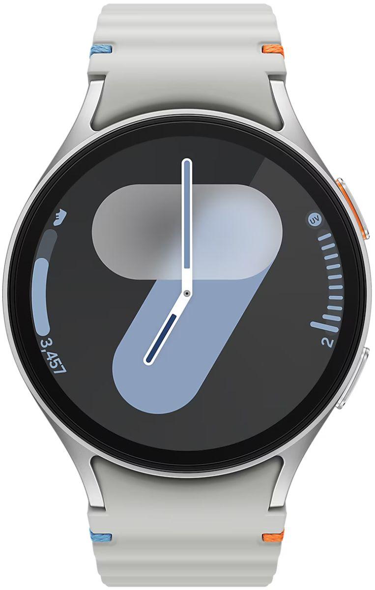 Samsung Galaxy Watch7 - 32GB - Bluetooth - 44mm - Silver - Aluminum - Silver - Sport Band - Silicone - Acceptable