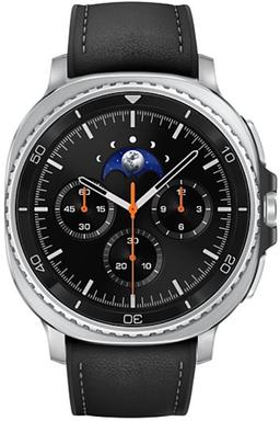 Galaxy Watch8 (Bluetooth + LTE) - 32GB - 46mm - Black Classic (Stainless Steel) Case with Black Silicone Hybrid Band