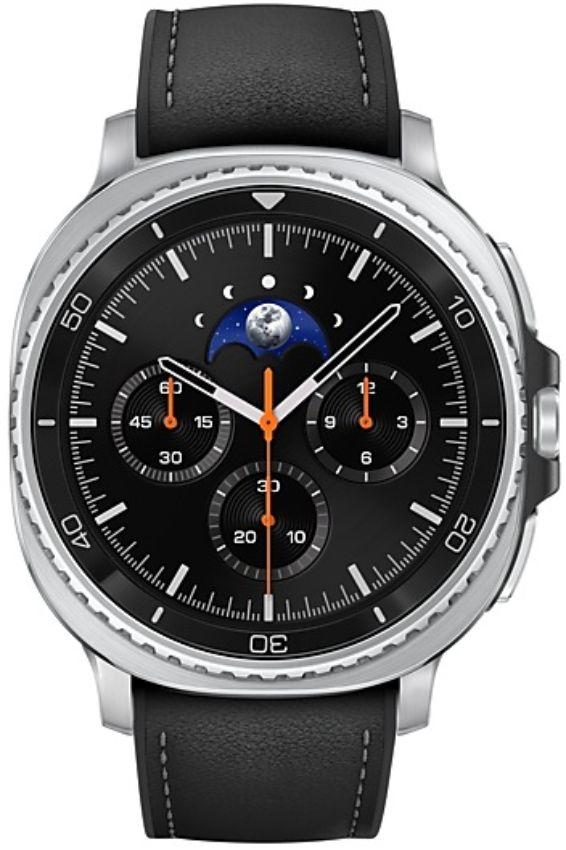 Galaxy Watch8 (Bluetooth + LTE) - 32GB - 46mm - Black Classic (Stainless Steel) Case with Black Silicone Hybrid Band