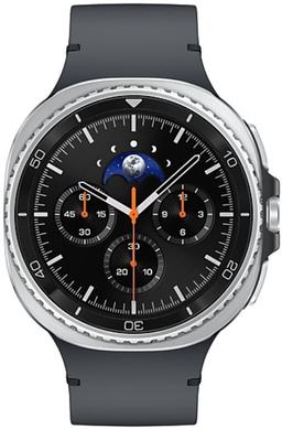 Galaxy Watch8 (Bluetooth + LTE) - 32GB - 44mm - Black Classic (Stainless Steel) Case with Graphite Silicone Sport Band - Medium/Large Size