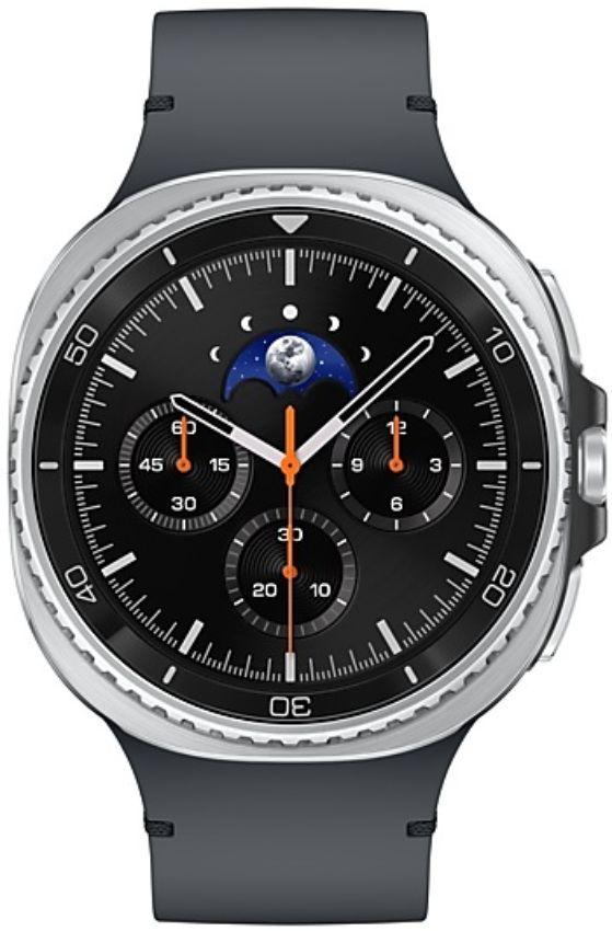 Galaxy Watch8 (Bluetooth + LTE) - 32GB - 44mm - Black Classic (Stainless Steel) Case with Graphite Silicone Sport Band - Medium/Large Size