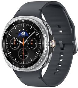 Galaxy Watch8 (Bluetooth + LTE) - 32GB - 44mm - Black Classic (Stainless Steel) Case with Graphite Silicone Sport Band - Medium/Large Size