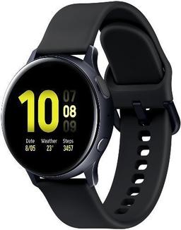 Samsung Galaxy Watch Active2 (Bluetooth) - 4GB - 40mm - Aqua Black Aluminum Case with Black Fluoroelastomer Fluoroelastomer Strap