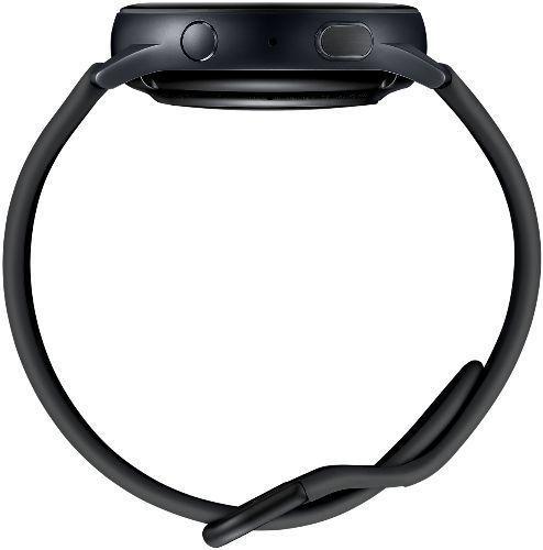Samsung Galaxy Watch Active2 (Bluetooth) - 4GB - 40mm - Aqua Black Aluminum Case with Black Fluoroelastomer Fluoroelastomer Strap