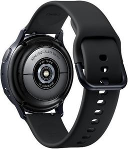 Samsung Galaxy Watch Active2 (Bluetooth) - 4GB - 40mm - Aqua Black Aluminum Case with Black Fluoroelastomer Fluoroelastomer Strap