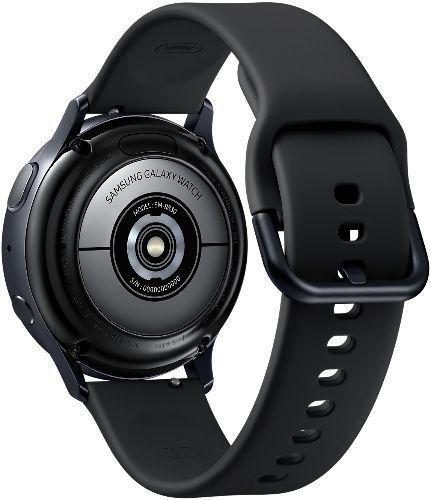 Samsung Galaxy Watch Active2 (Bluetooth) - 4GB - 40mm - Aqua Black Aluminum Case with Black Fluoroelastomer Fluoroelastomer Strap