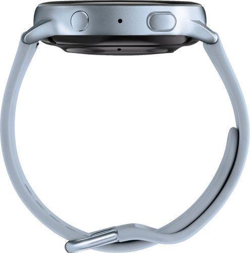 Samsung Galaxy Watch Active2 (Bluetooth) - 4GB - 40mm - Cloud Silver Aluminum Case with Silver Fluoroelastomer Fluoroelastomer Strap