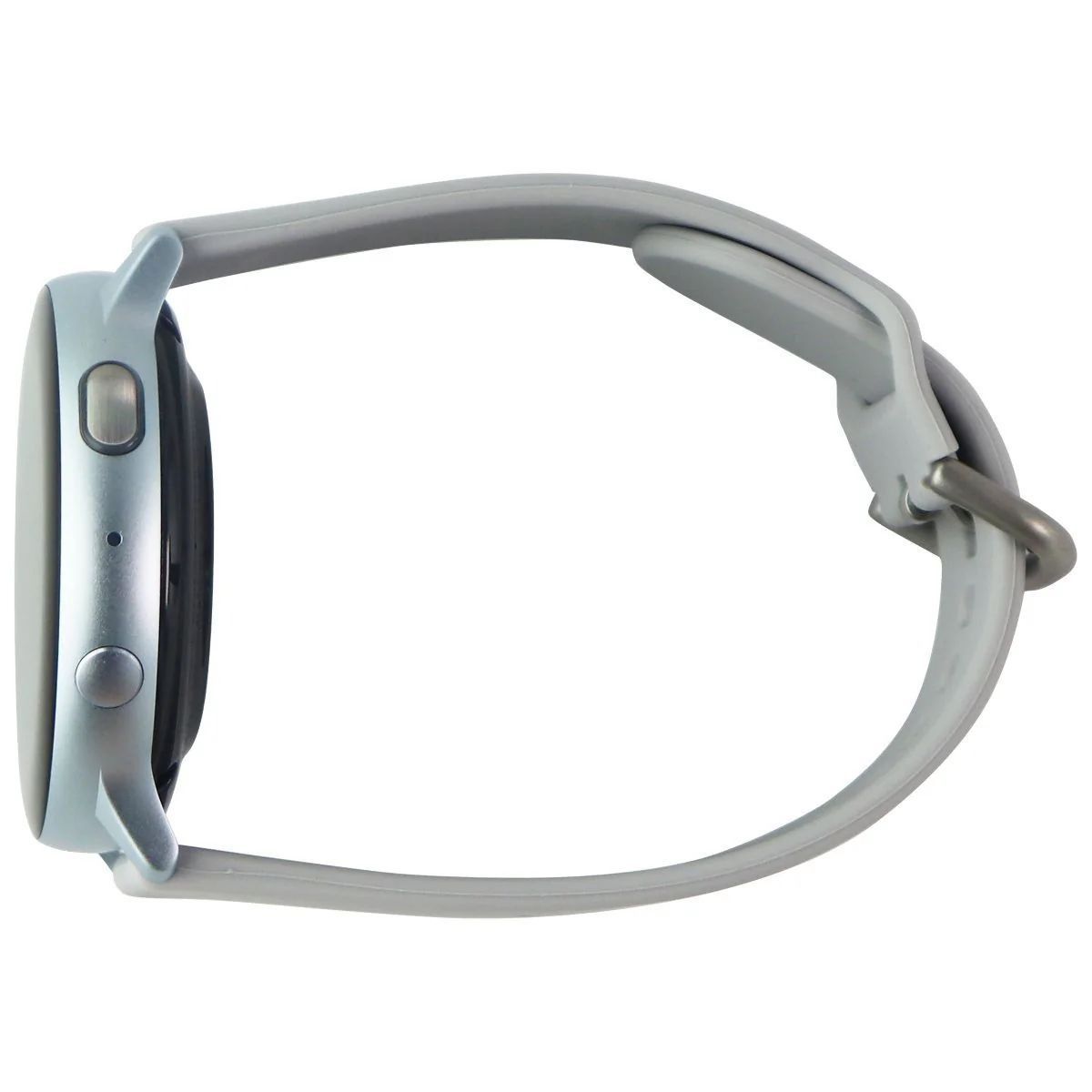 Samsung Galaxy Watch Active2 (Bluetooth) - 4GB - 44mm - Cloud Silver Aluminum Case with White Fluoroelastomer Fluoroelastomer Strap