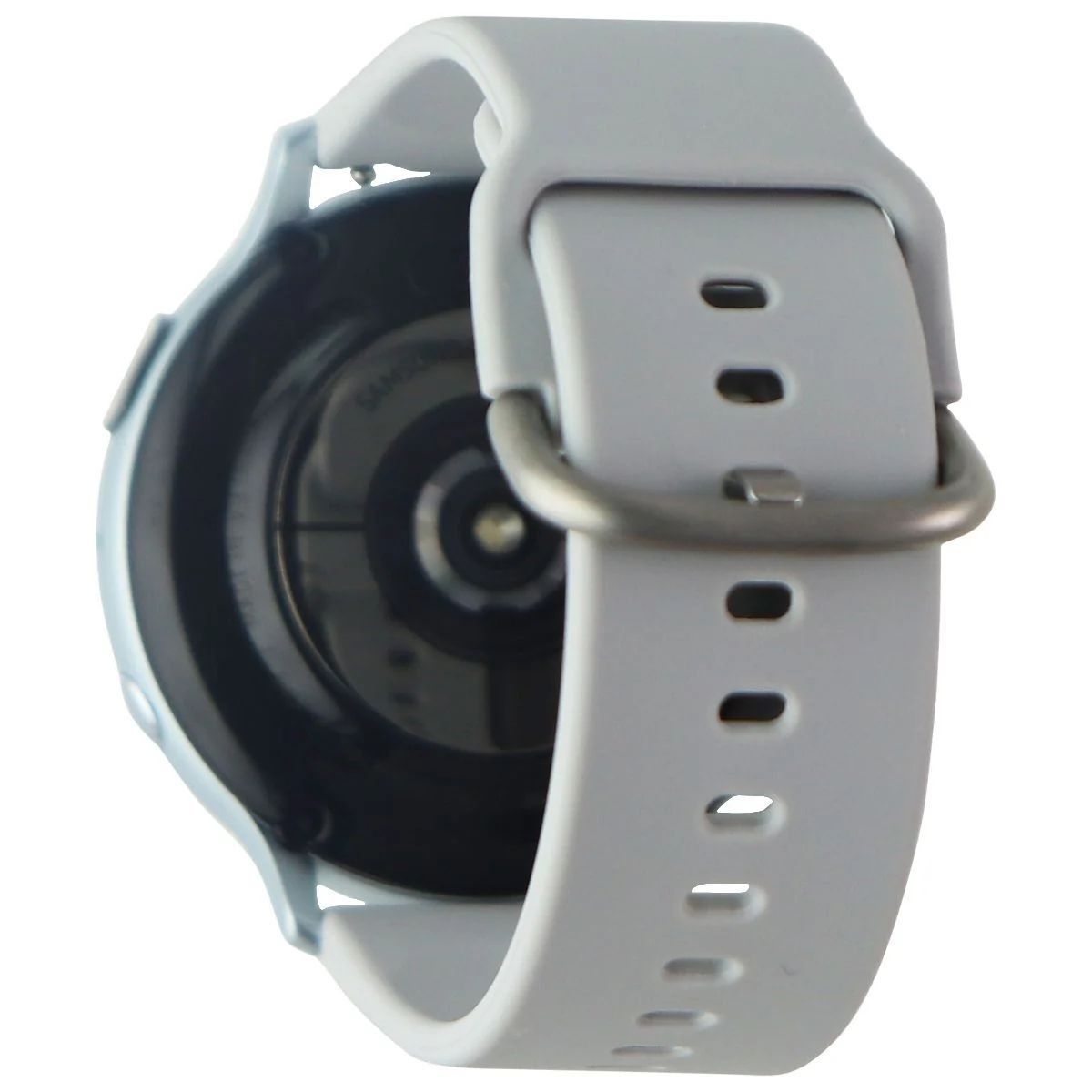 Samsung Galaxy Watch Active2 (Bluetooth) - 4GB - 44mm - Cloud Silver Aluminum Case with White Fluoroelastomer Fluoroelastomer Strap