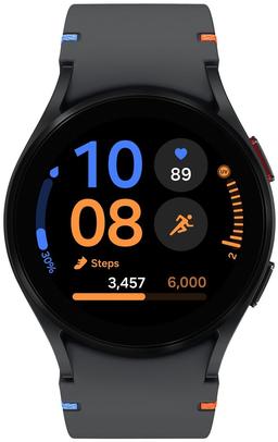 Galaxy Watch FE (2024) (Bluetooth) - 16GB - 40mm - Black Aluminum Case with Black Silicone Silicone Band