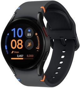 Galaxy Watch FE (2024) (Bluetooth) - 16GB - 40mm - Black Aluminum Case with Black Silicone Silicone Band
