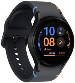 Galaxy Watch FE (2024) (Bluetooth) - 16GB - 40mm - Black Aluminum Case with Black Silicone Silicone Band