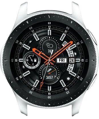 Samsung Galaxy Watch (No Band) Stainless Steel 46mm in Silver in Acceptable condition
