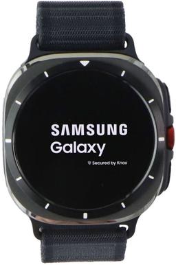 Galaxy Watch Ultra - 32GB - 47mm - Titanium Silver Titanium (Bespoke Edition) with Gray Silicone Trail Band