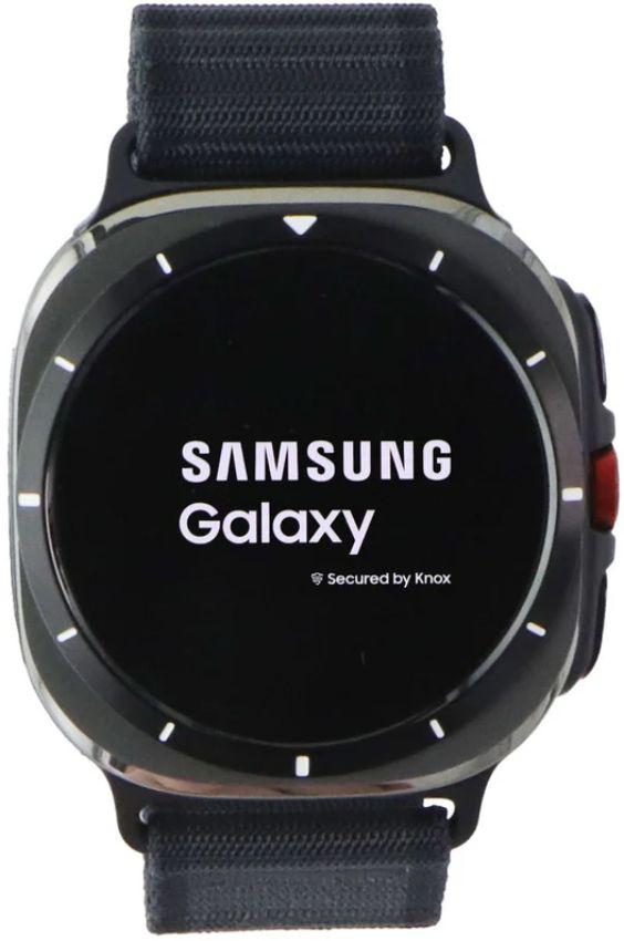 Galaxy Watch Ultra - 32GB - 47mm - Titanium Silver Titanium (Bespoke Edition) with Gray Silicone Trail Band