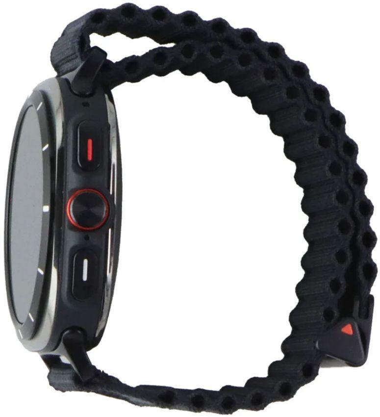 Galaxy Watch Ultra - 32GB - 47mm - Titanium Silver Titanium (Bespoke Edition) with Gray Silicone Trail Band