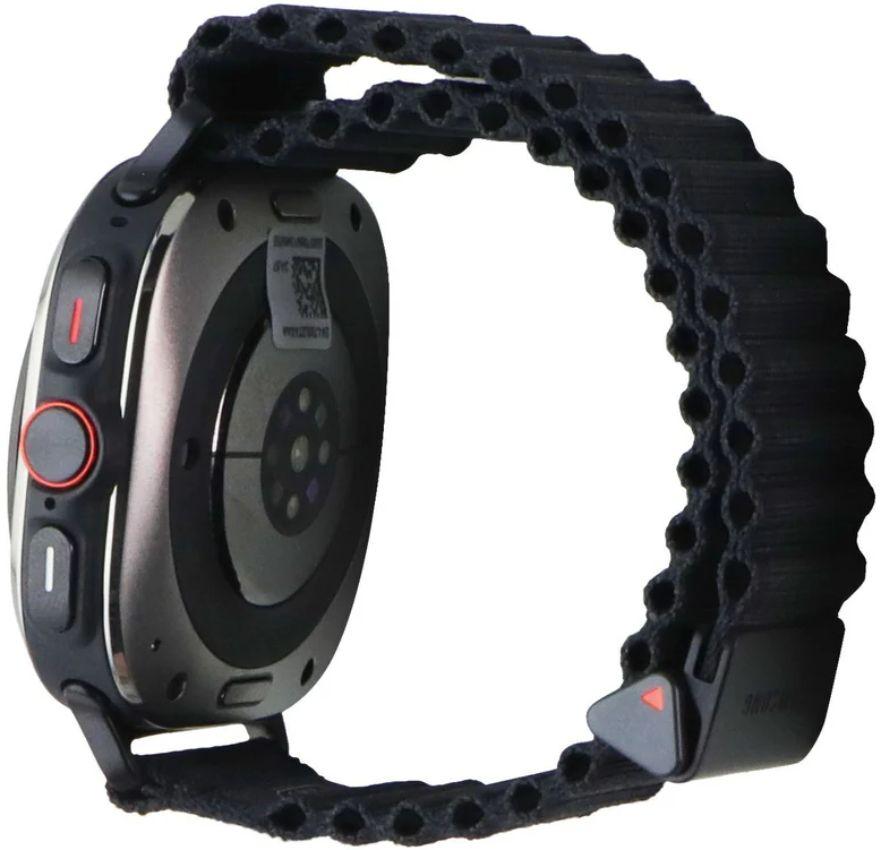 Galaxy Watch Ultra - 32GB - 47mm - Titanium Silver Titanium (Bespoke Edition) with Gray Silicone Trail Band