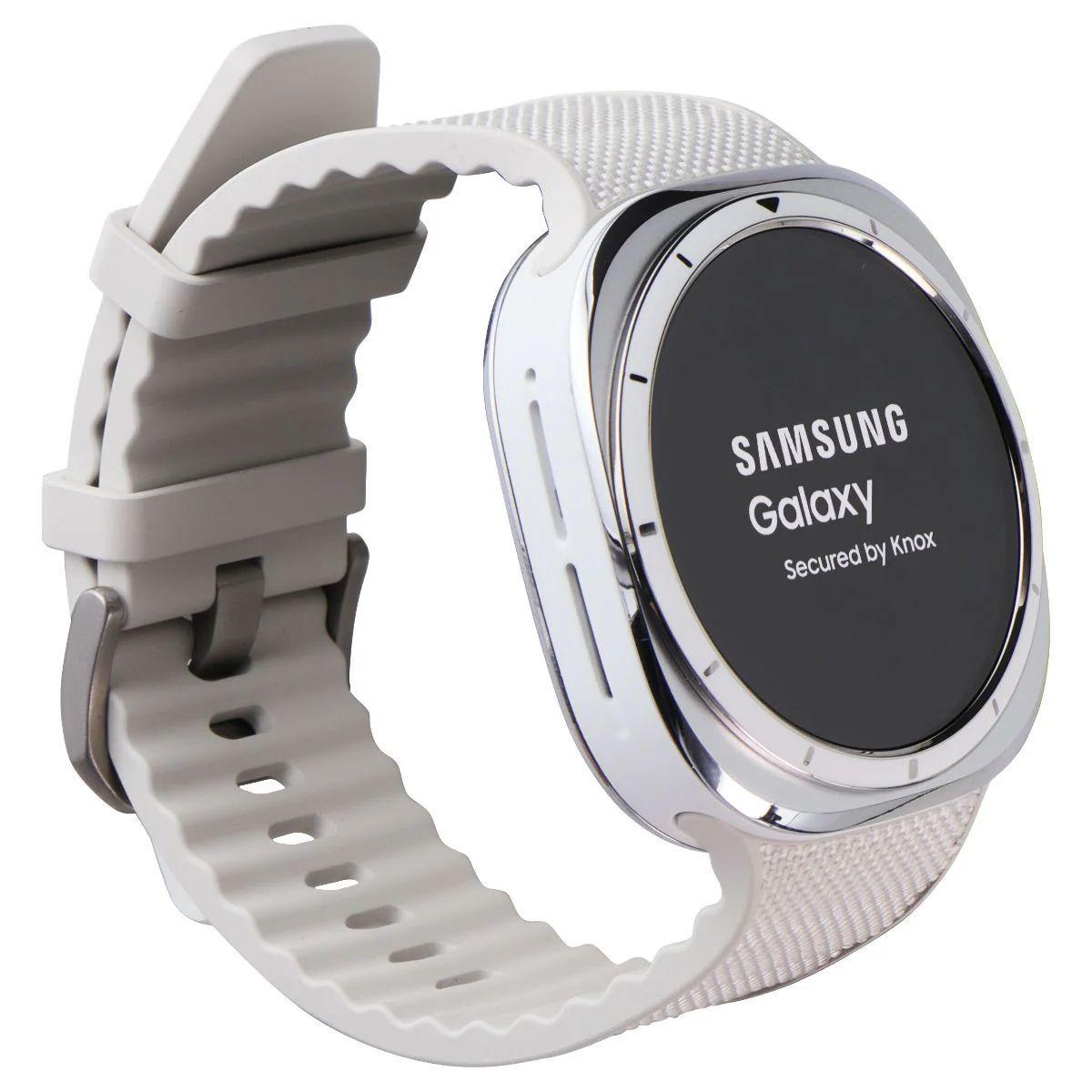 Galaxy Watch Ultra - 32GB - 47mm - Titanium White Titanium Case with White Sand Silicone Silicone