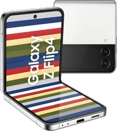 Galaxy Z Flip4 256GB Unlocked in Bespoke Edition (White/Silver) in Good condition