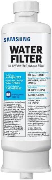 Samsung HAF-QIN/EXP Refrigerator Water Filter 1 Pack - White