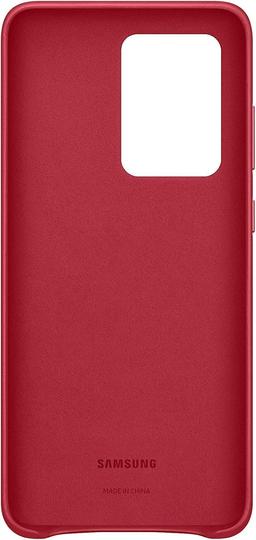 Samsung Leather Phone Cover for Galaxy S20 Ultra (5G) - Red