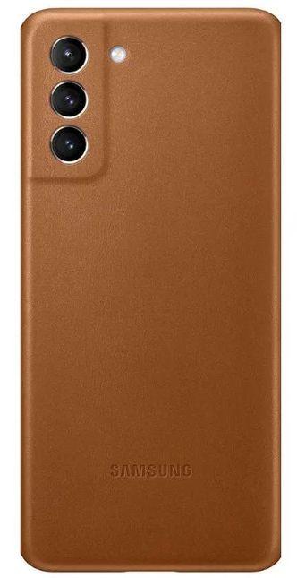Samsung Leather Cover for Galaxy S21+ - Brown