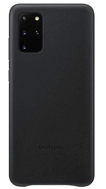 Samsung Leather Cover Phone Case for Galaxy S20+ - Black
