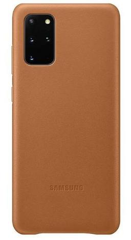 Samsung Leather Cover Phone Case for Galaxy S20+ - Brown