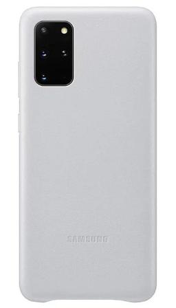 Samsung Leather Cover Phone Case for Galaxy S20+ - Gray