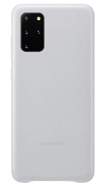 Samsung Leather Cover Phone Case for Galaxy S20+ - Gray