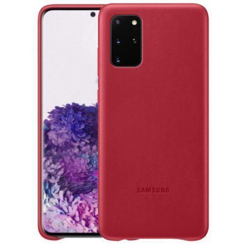 Samsung Leather Cover Phone Case for Galaxy S20+ - Red