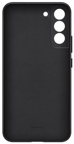 Samsung Leather Cover Phone Case for Galaxy S22+ - Black