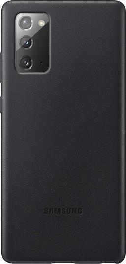 Samsung Leather Phone Cover for Galaxy Note20 5G - Black