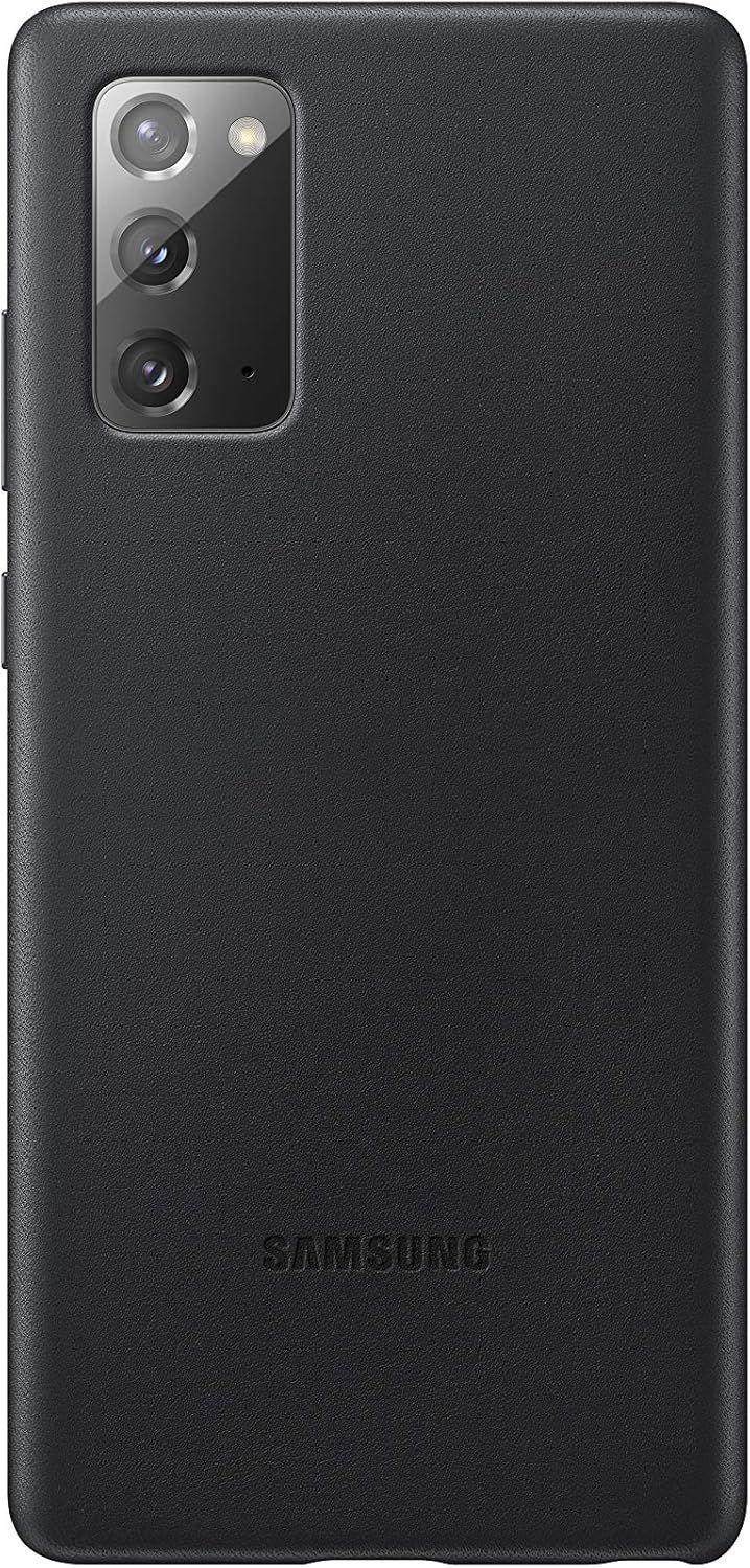 Samsung Leather Phone Cover for Galaxy Note20 5G - Black