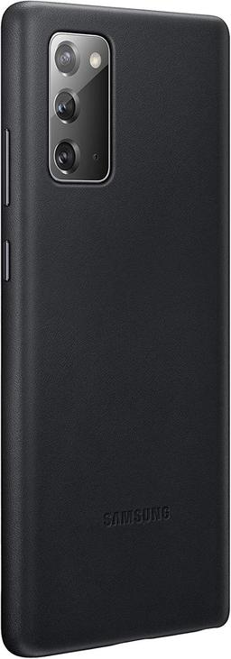Samsung Leather Phone Cover for Galaxy Note20 5G - Black