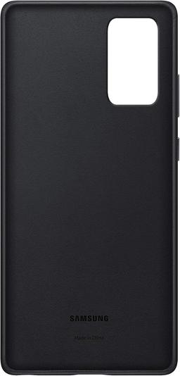 Samsung Leather Phone Cover for Galaxy Note20 5G - Black