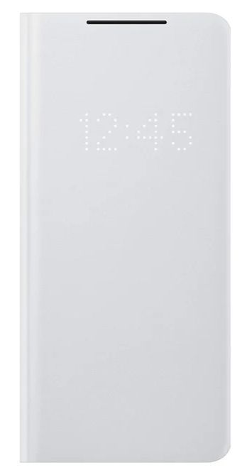 Samsung LED Wallet Cover for Galaxy S21 Ultra (5G) - Light Gray